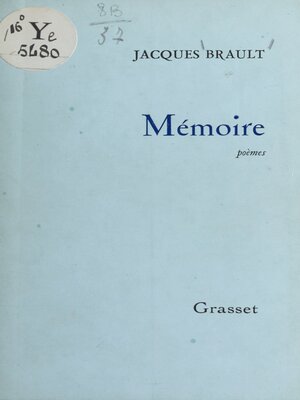 cover image of Mémoire